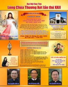Đại Hội Suy Tôn Lòng Chúa Thương Xót XXII tại Long Beach,  Chúa Nhật ngày 24 Tháng 04, 2022